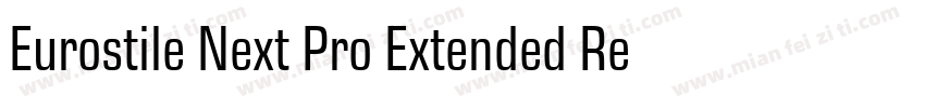 Eurostile Next Pro Extended Regular字体转换